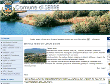 Tablet Screenshot of comune.serre.sa.it